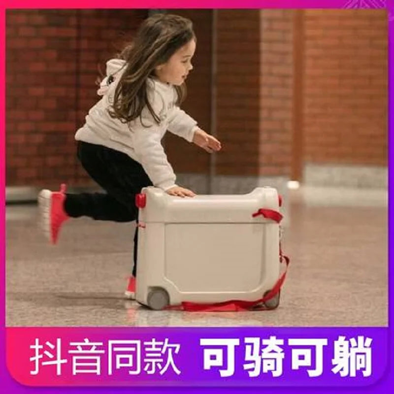 Multifunction Super Can Ride Sleep Reclining Removable Child Travel Artifact Rolling Luggage Spinner Brand Travel Suitcase