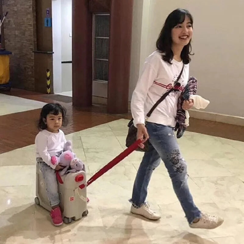 Multifunction Super Can Ride Sleep Reclining Removable Child Travel Artifact Rolling Luggage Spinner Brand Travel Suitcase