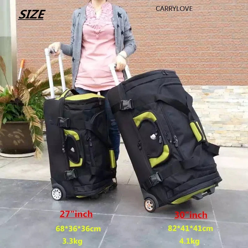 Waterproof High Capacity Travel Suitcase Oxford Cloth Bag Women Trolley Case ,Men 27"30" Inch Box Rolling Luggage