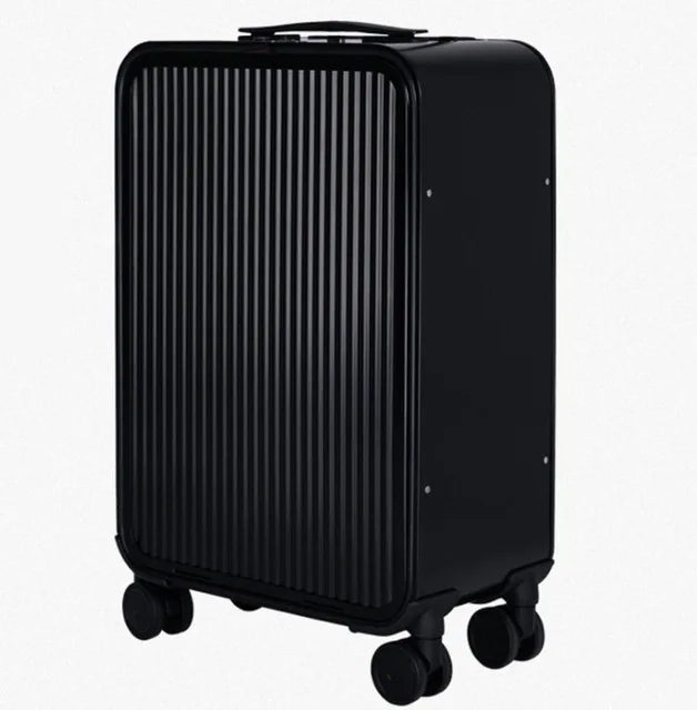 High-Quality Boarding  20" 24" Inch Size Aluminium Suitcase TAS LOCK 100% Spinner Business Trolley Luggage Bag On Wheel