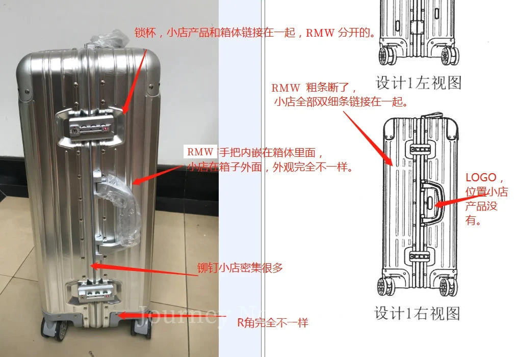 High Quality 100% Aluminum-magnesium alloy material 20/24/26/29 size travel Luggage Spinner brand Travel Suitcase